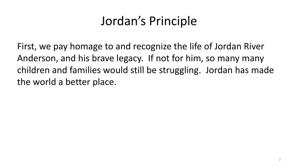 jordan s principle