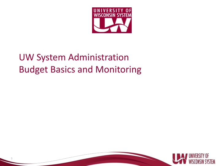 uw system administration budget basics