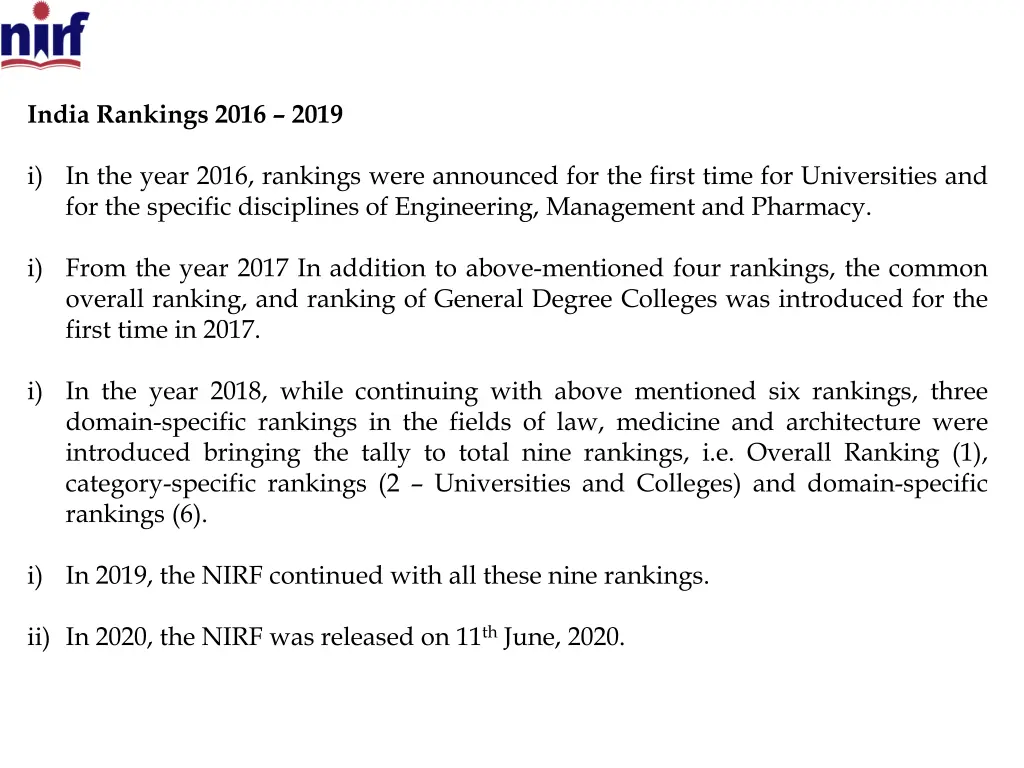 india rankings 2016 2019 1