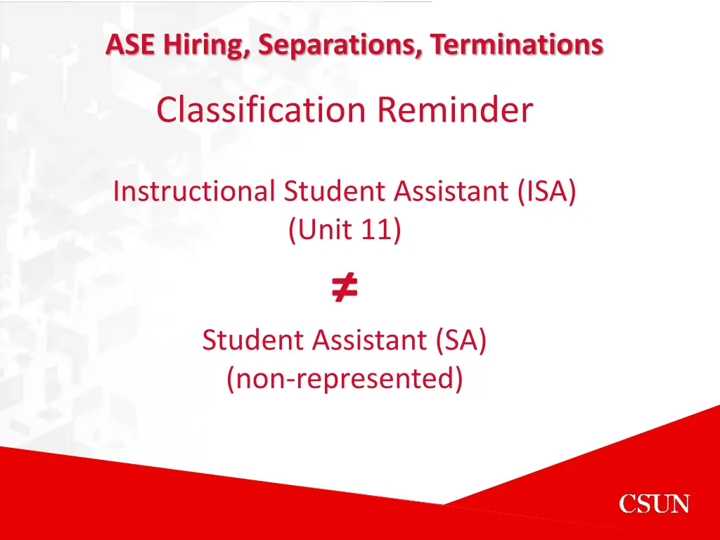 ase hiring separations terminations 3