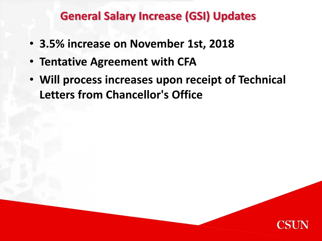 general salary increase gsi updates