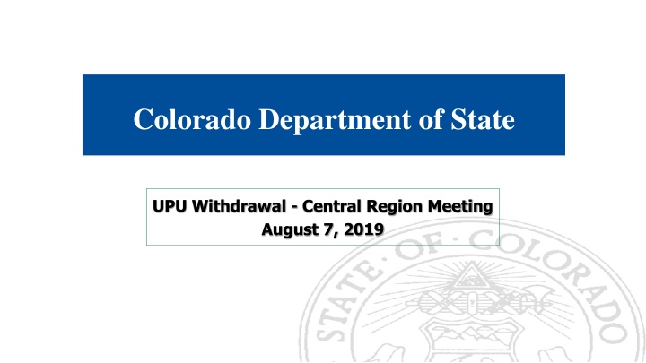 colorado department of state