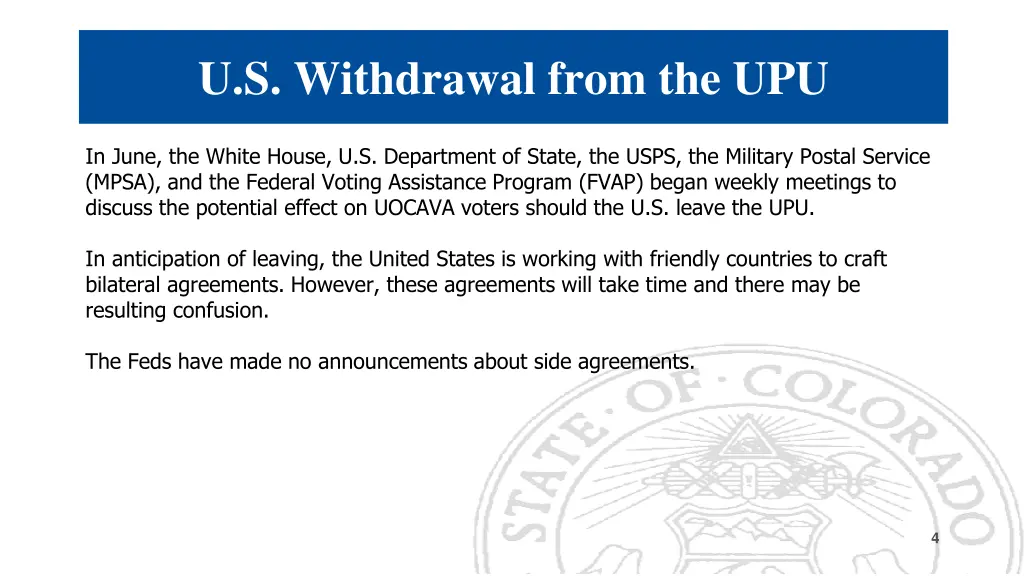 u s withdrawal from the upu 2