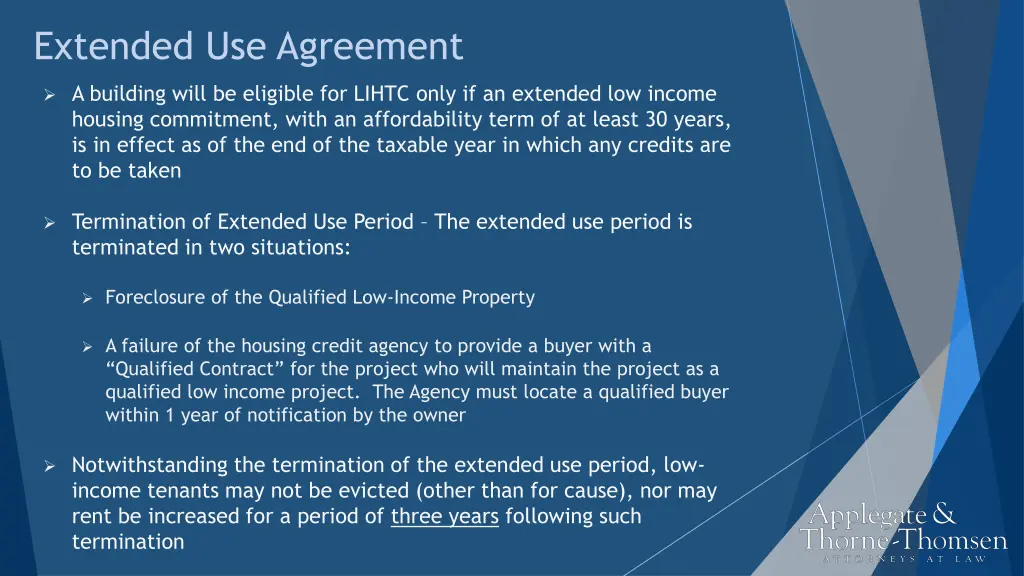 extended use agreement