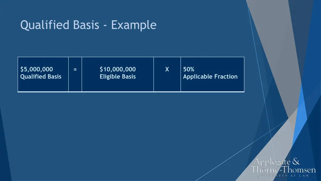 qualified basis example