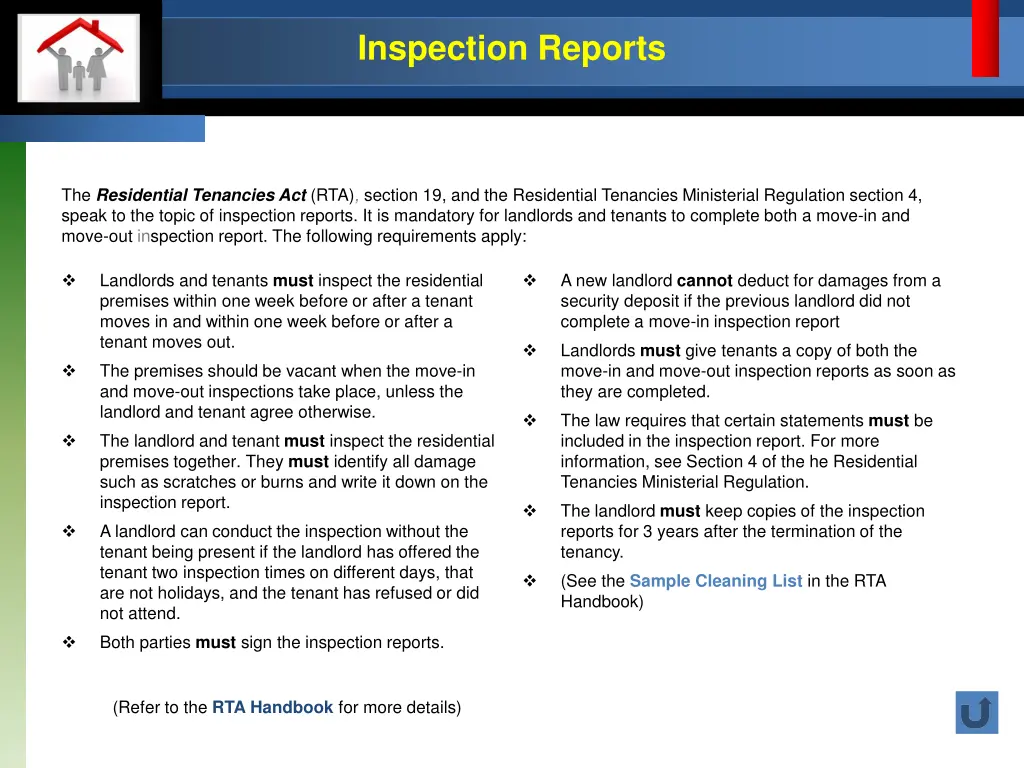 inspection reports