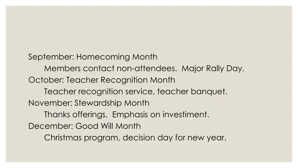 september homecoming month members contact