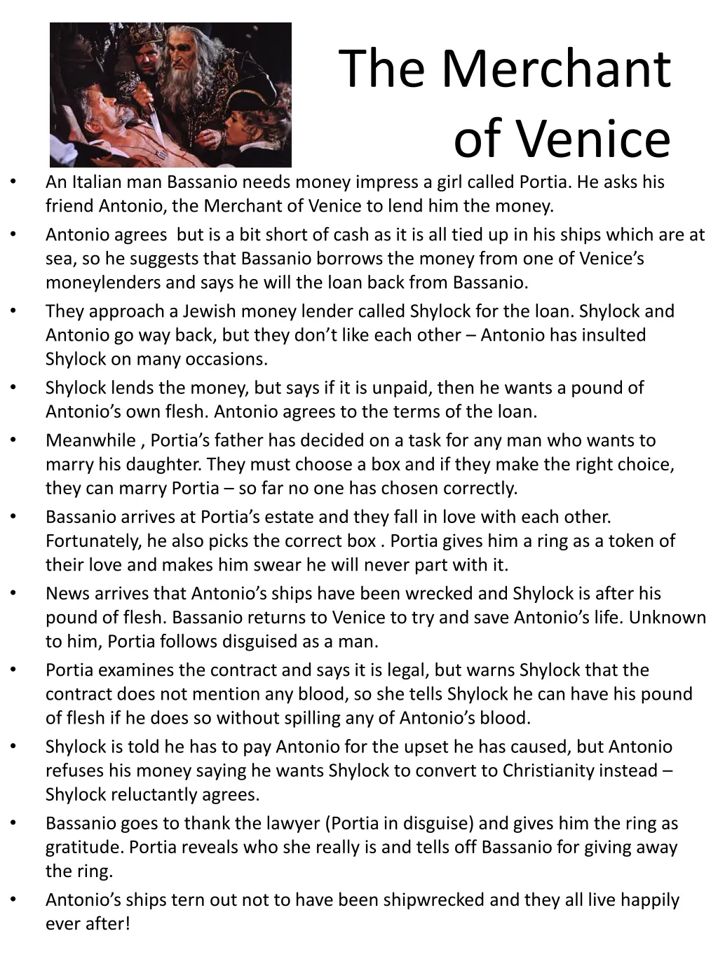 the merchant of venice