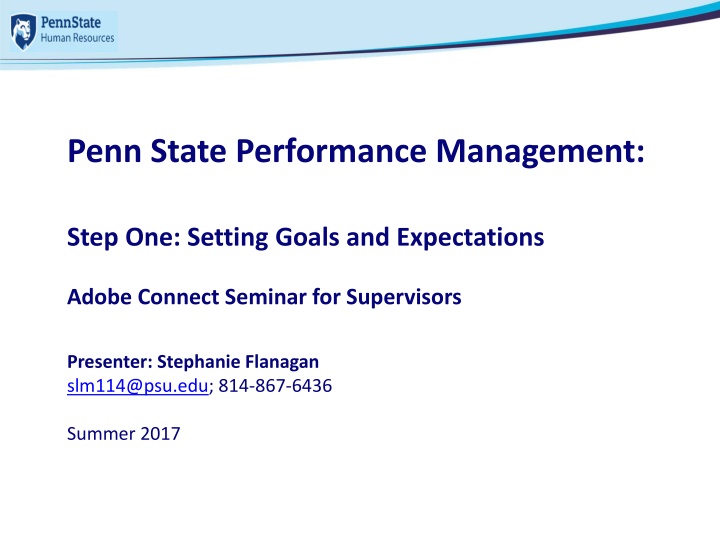 penn state performance management