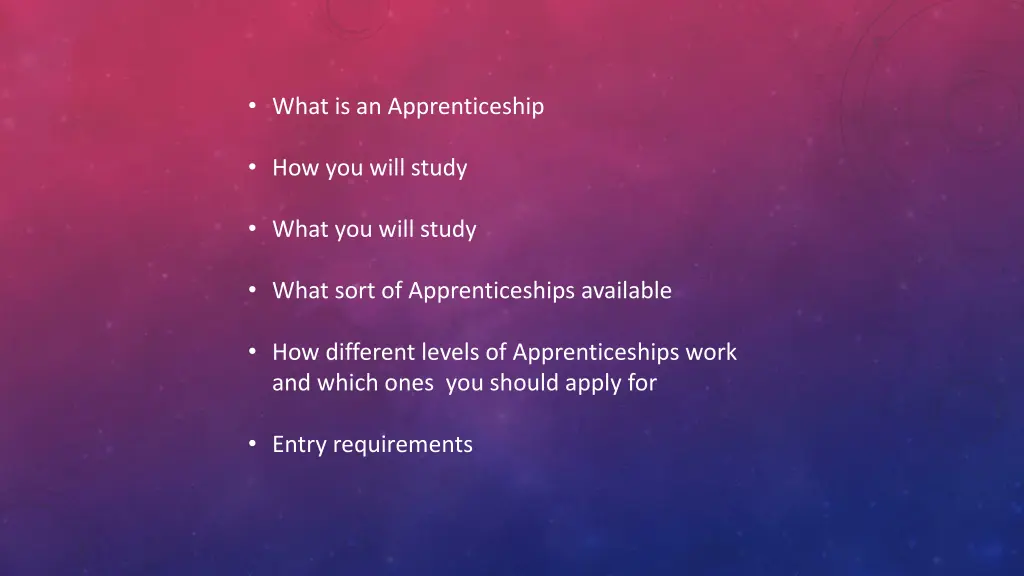 what is an apprenticeship