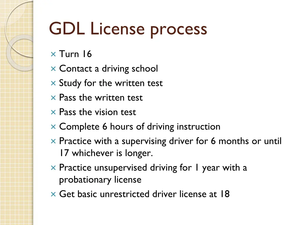 gdl license process