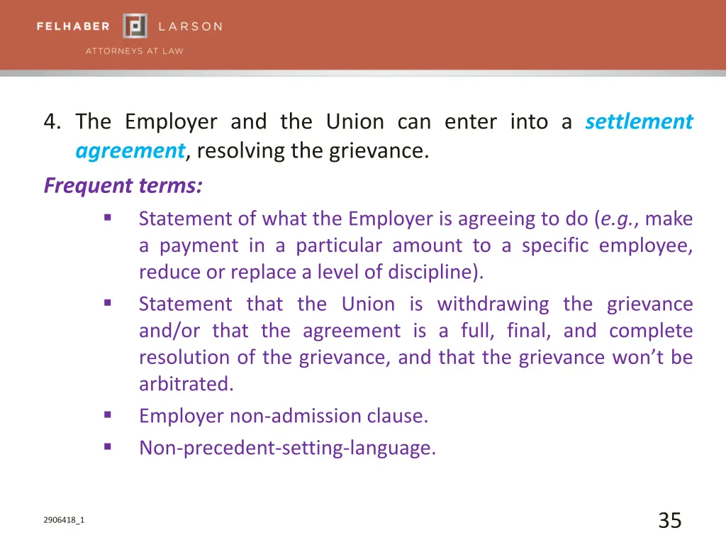 4 the employer and the union can enter into