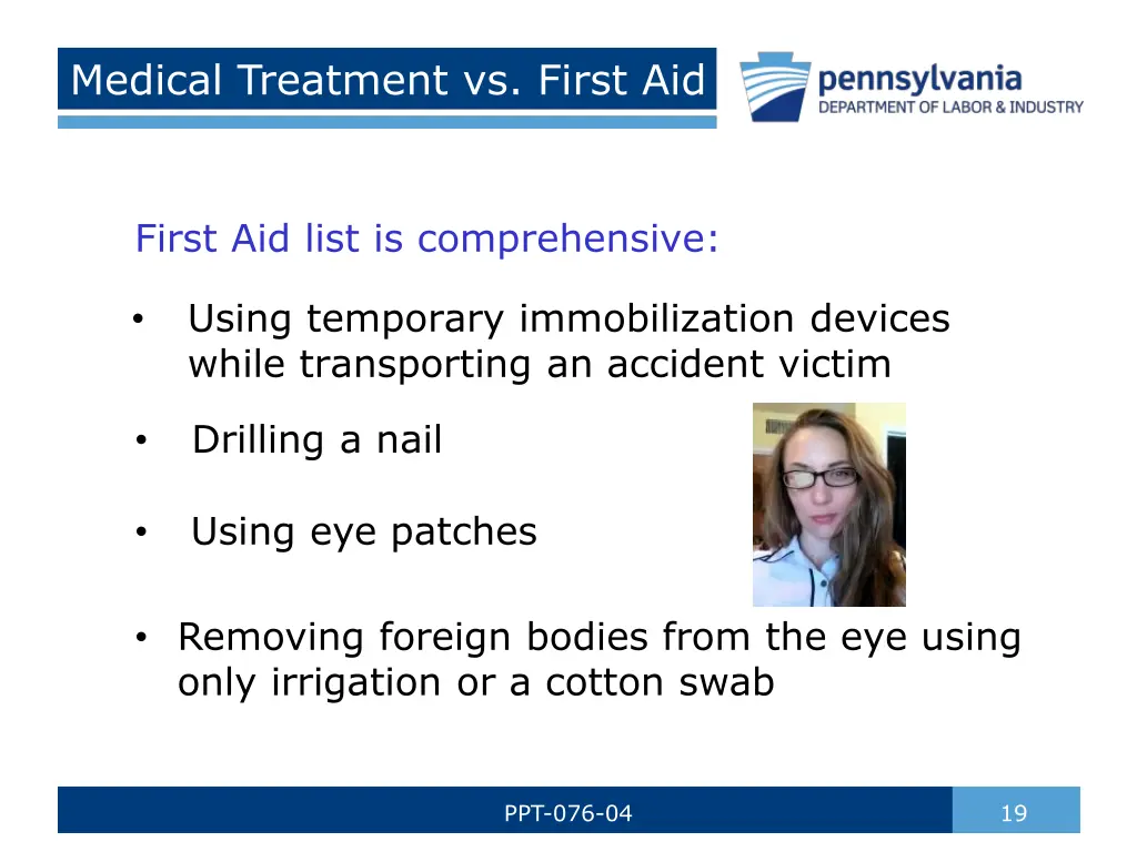 medical treatment vs first aid 1