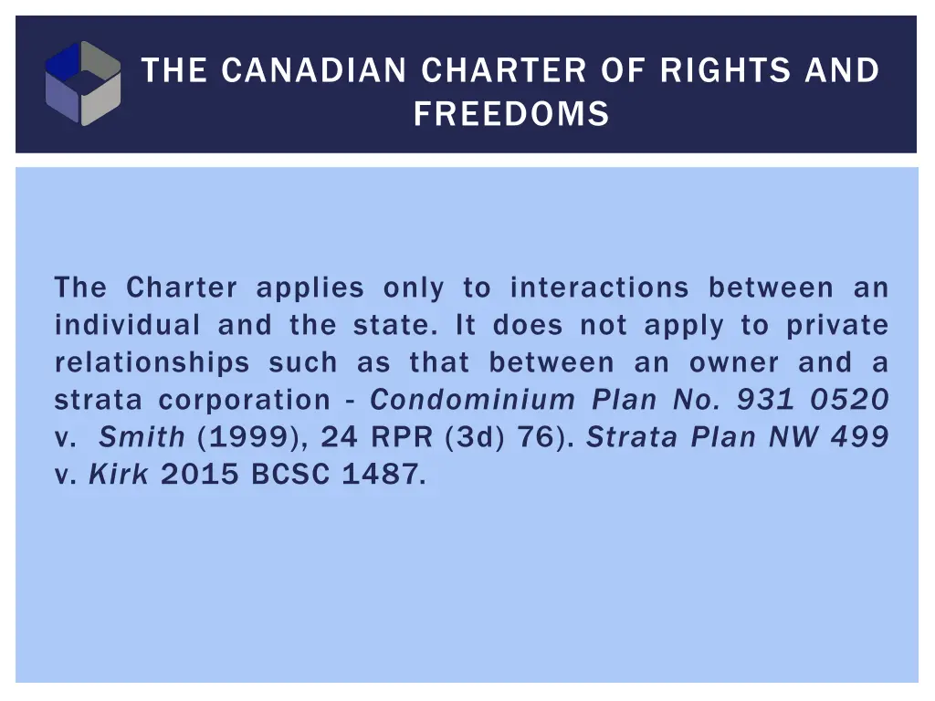 the canadian charter of rights and freedoms