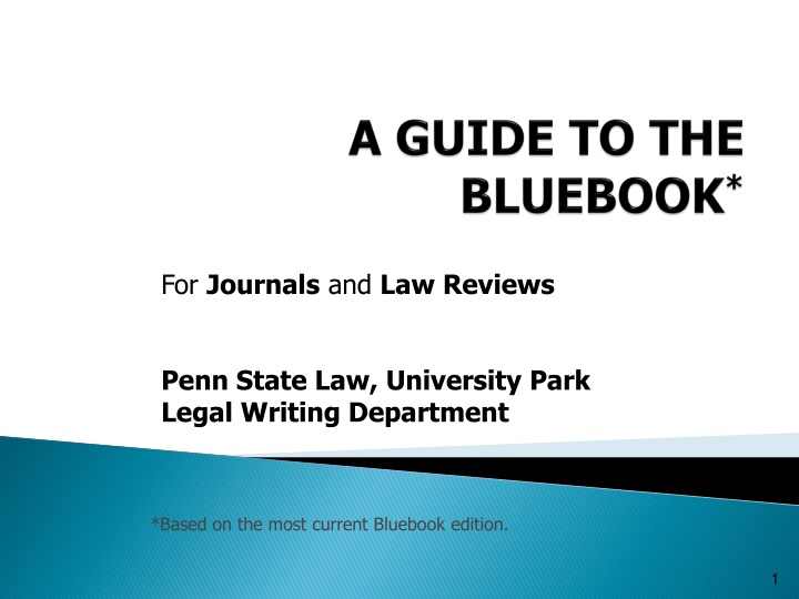 for journals and law reviews