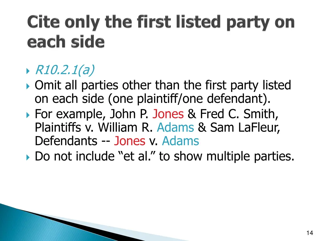 r10 2 1 a omit all parties other than the first