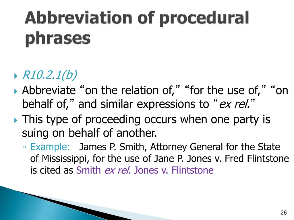 r10 2 1 b abbreviate on the relation