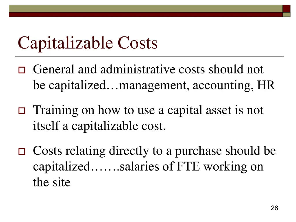 capitalizable costs 1