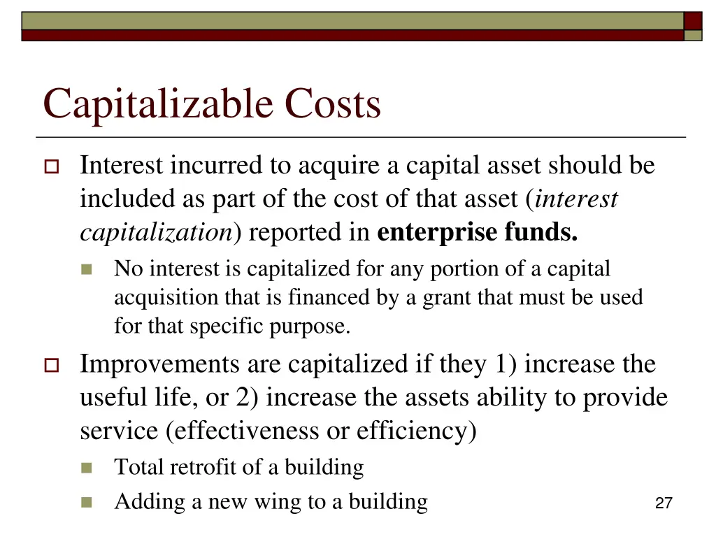 capitalizable costs 2