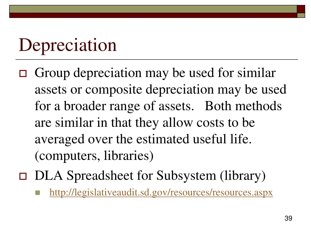 depreciation 5