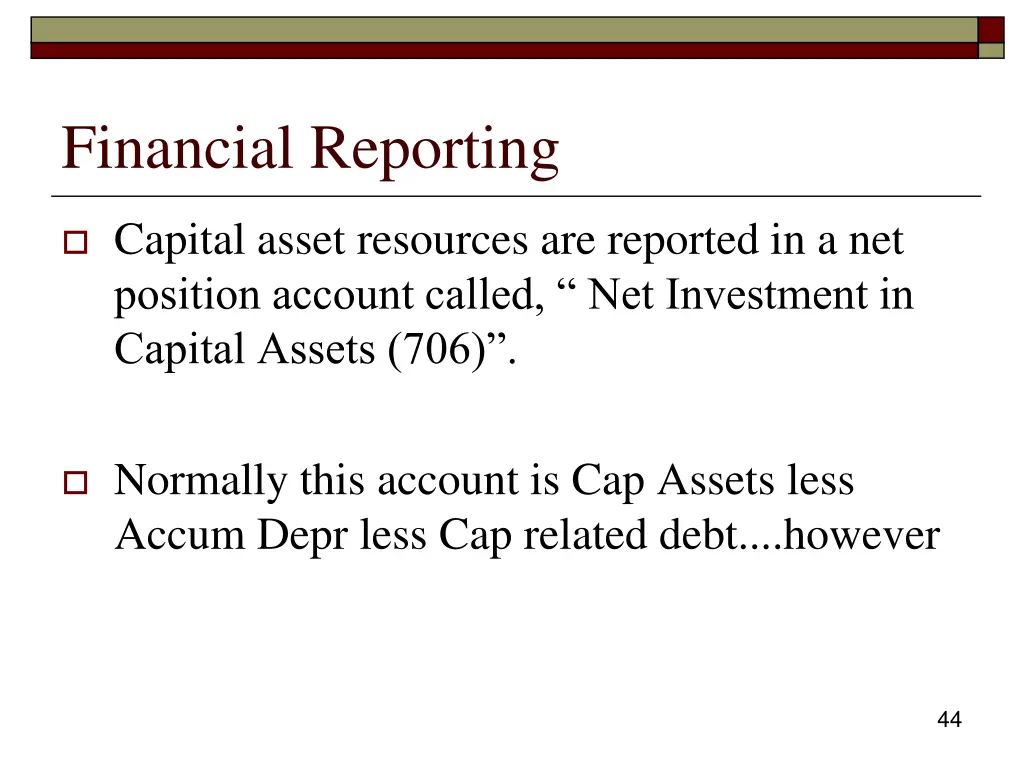 financial reporting 1