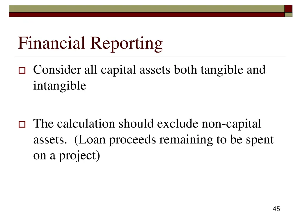 financial reporting 2