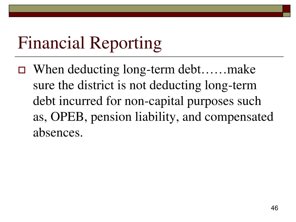 financial reporting 3