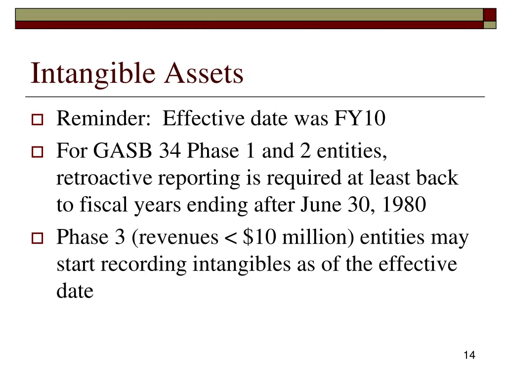 intangible assets