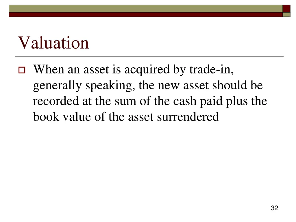 valuation 3