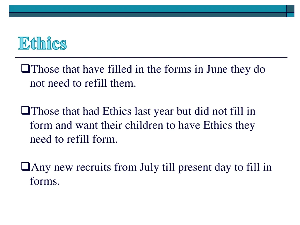 ethics