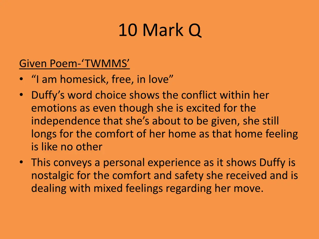 10 mark q 1