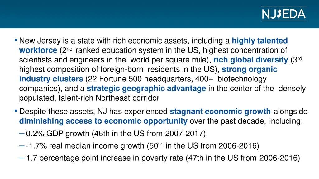 new jersey is a state with rich economic assets