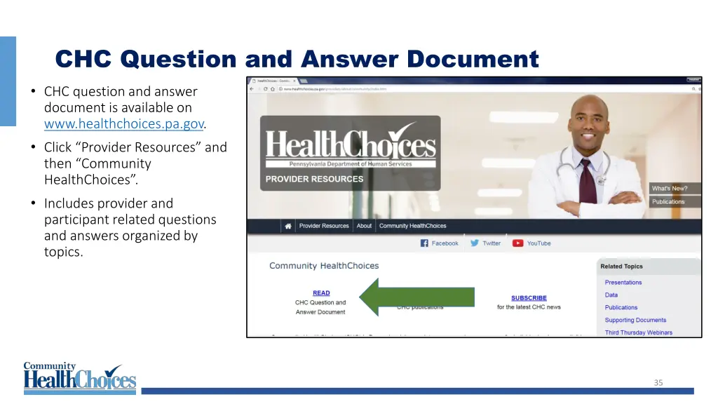 chc question and answer document