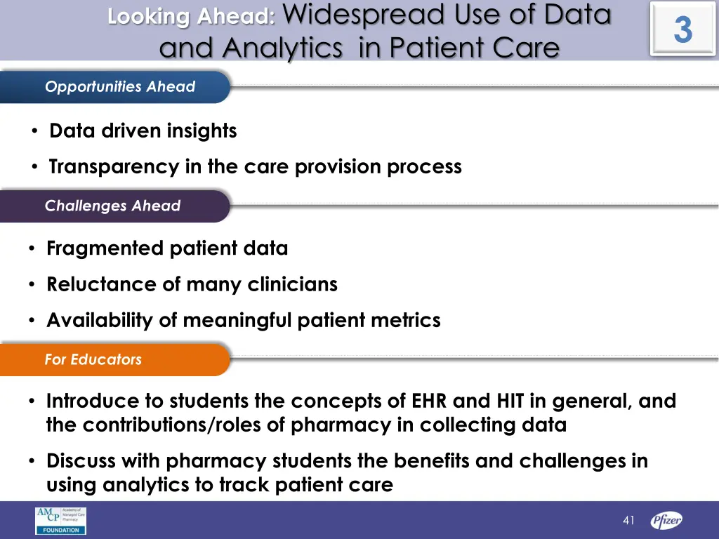 looking ahead widespread use of data