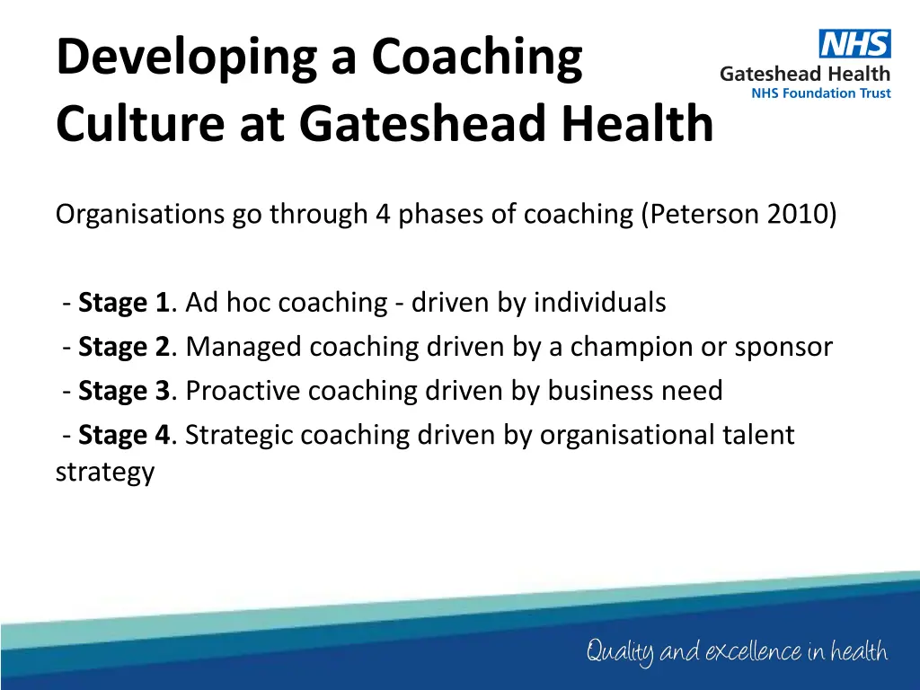 developing a coaching culture at gateshead health 2