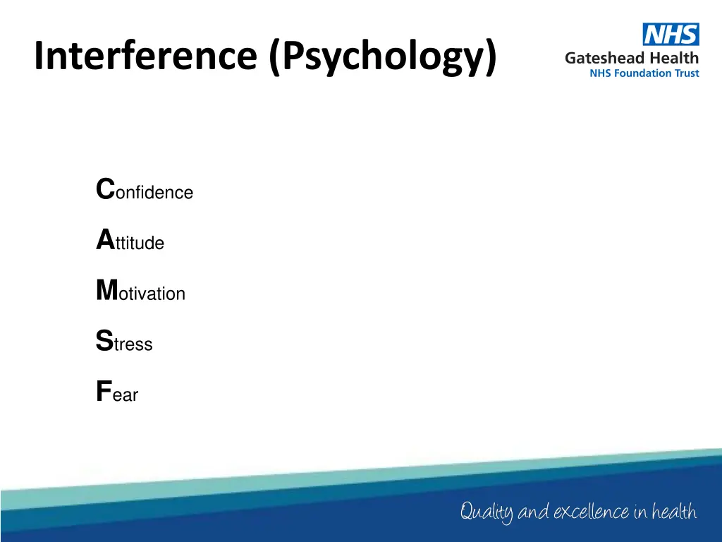 interference psychology