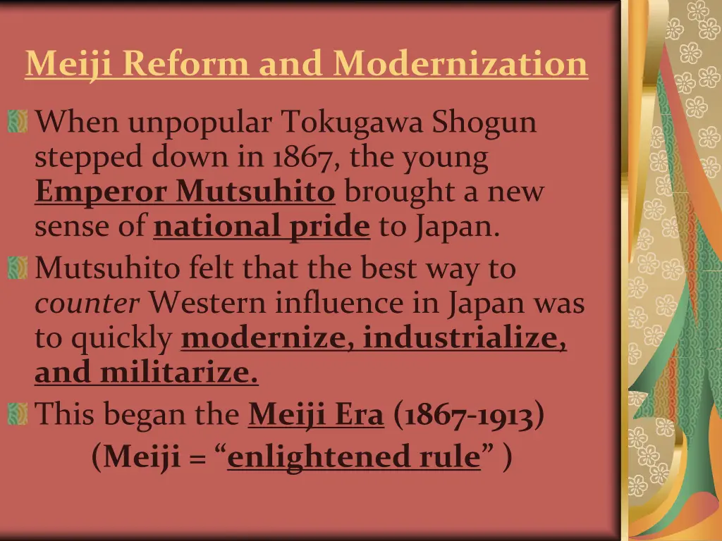 meiji reform and modernization