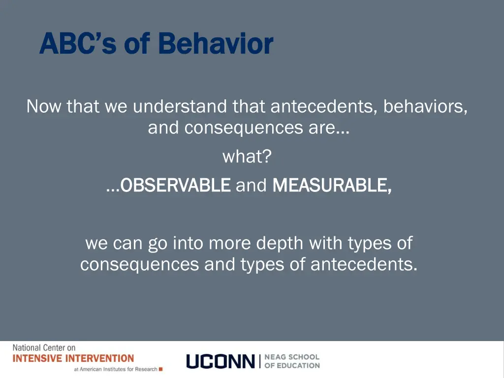 abc s of behavior abc s of behavior