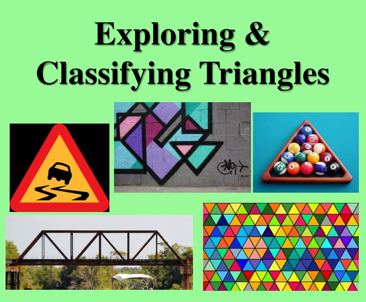 exploring classifying triangles