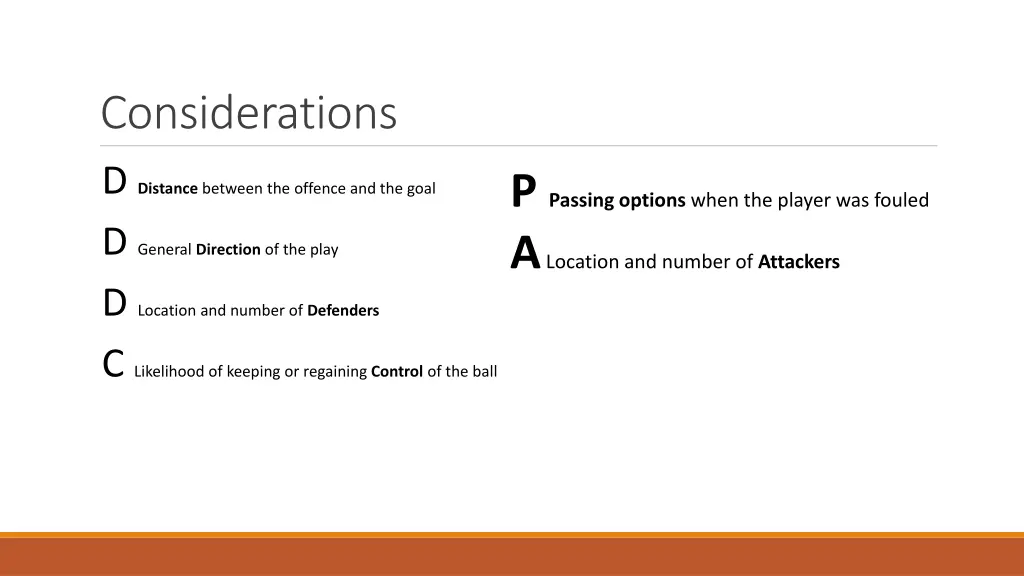 considerations d distance between the offence 1