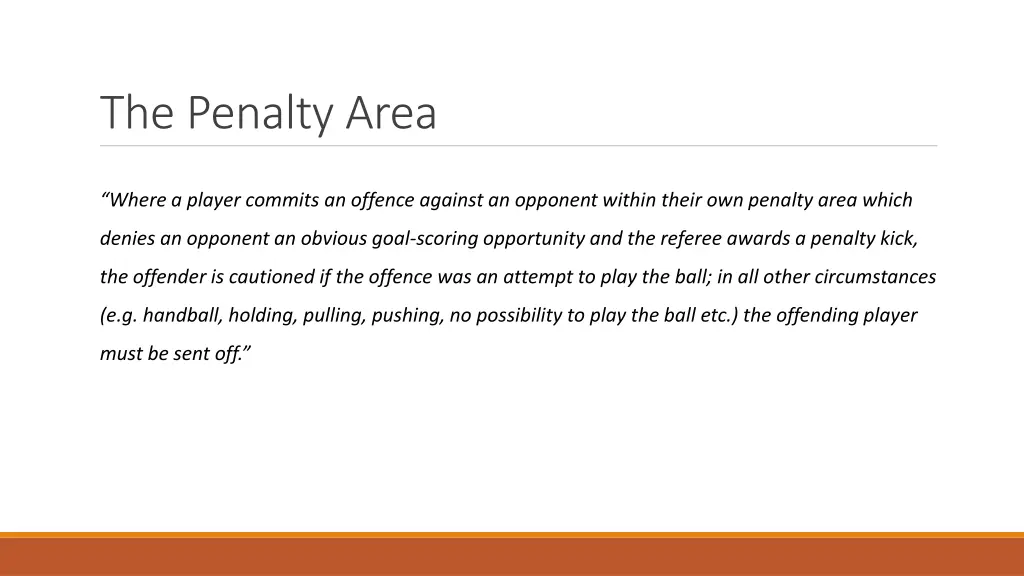 the penalty area 1