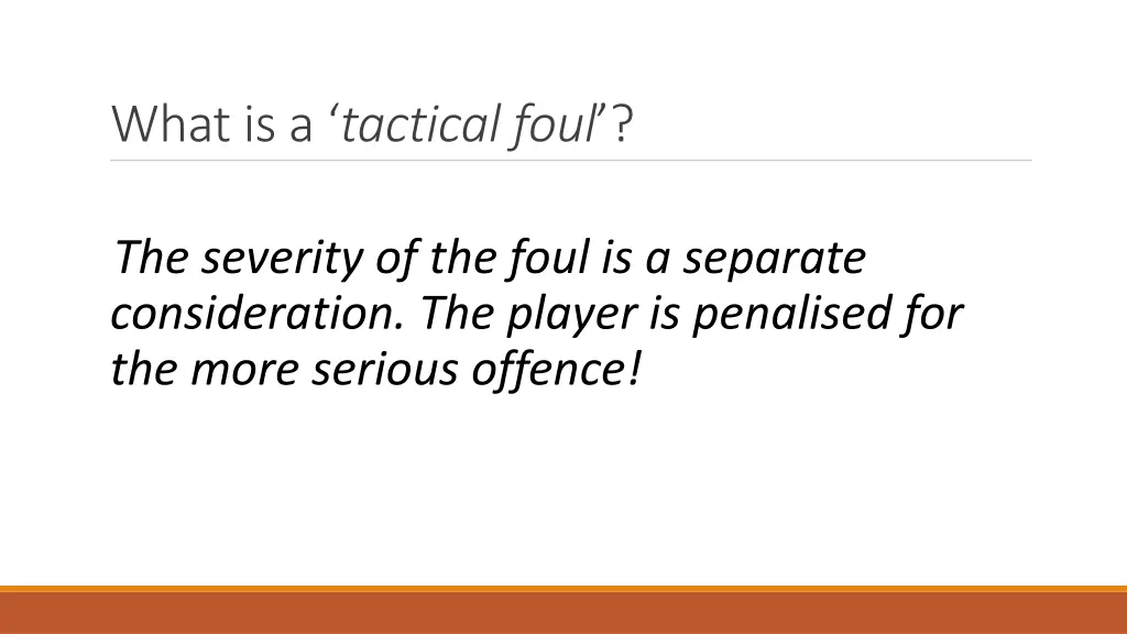 what is a tactical foul 1