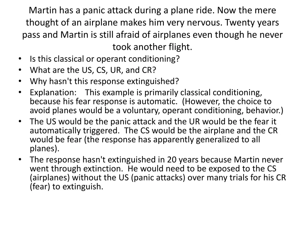 martin has a panic attack during a plane ride