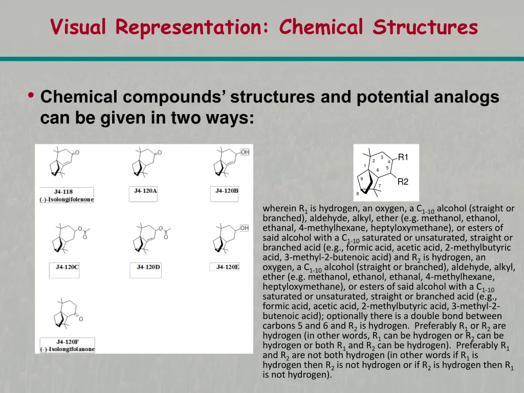 visual representation chemical structures