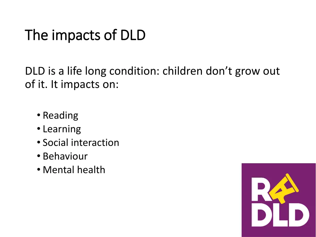 the impacts of dld the impacts of dld