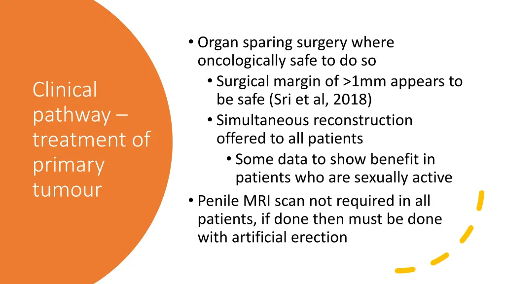 organ sparing surgery where oncologically safe