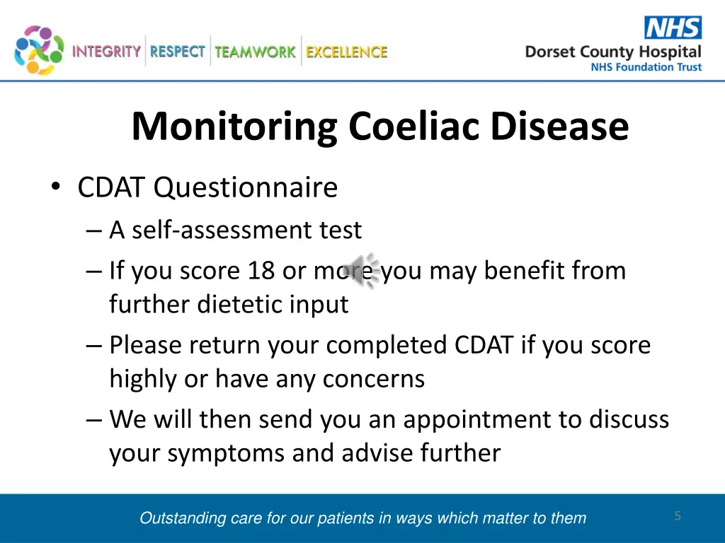 monitoring coeliac disease