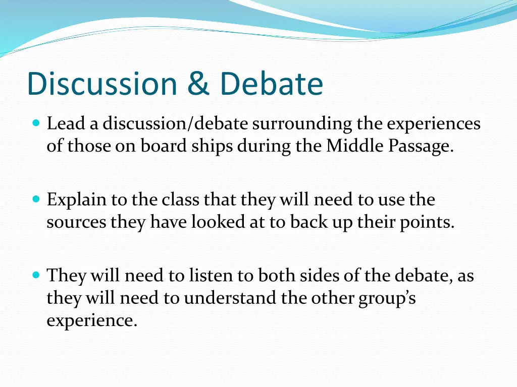 discussion debate