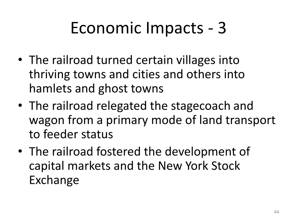 economic impacts 3