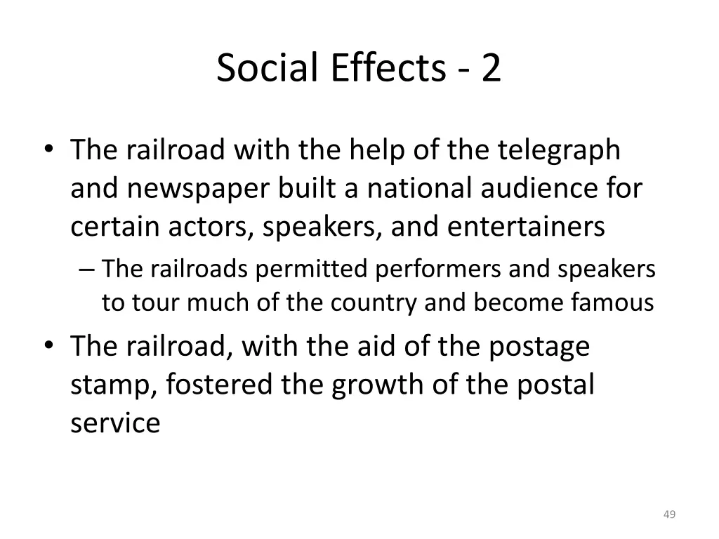 social effects 2